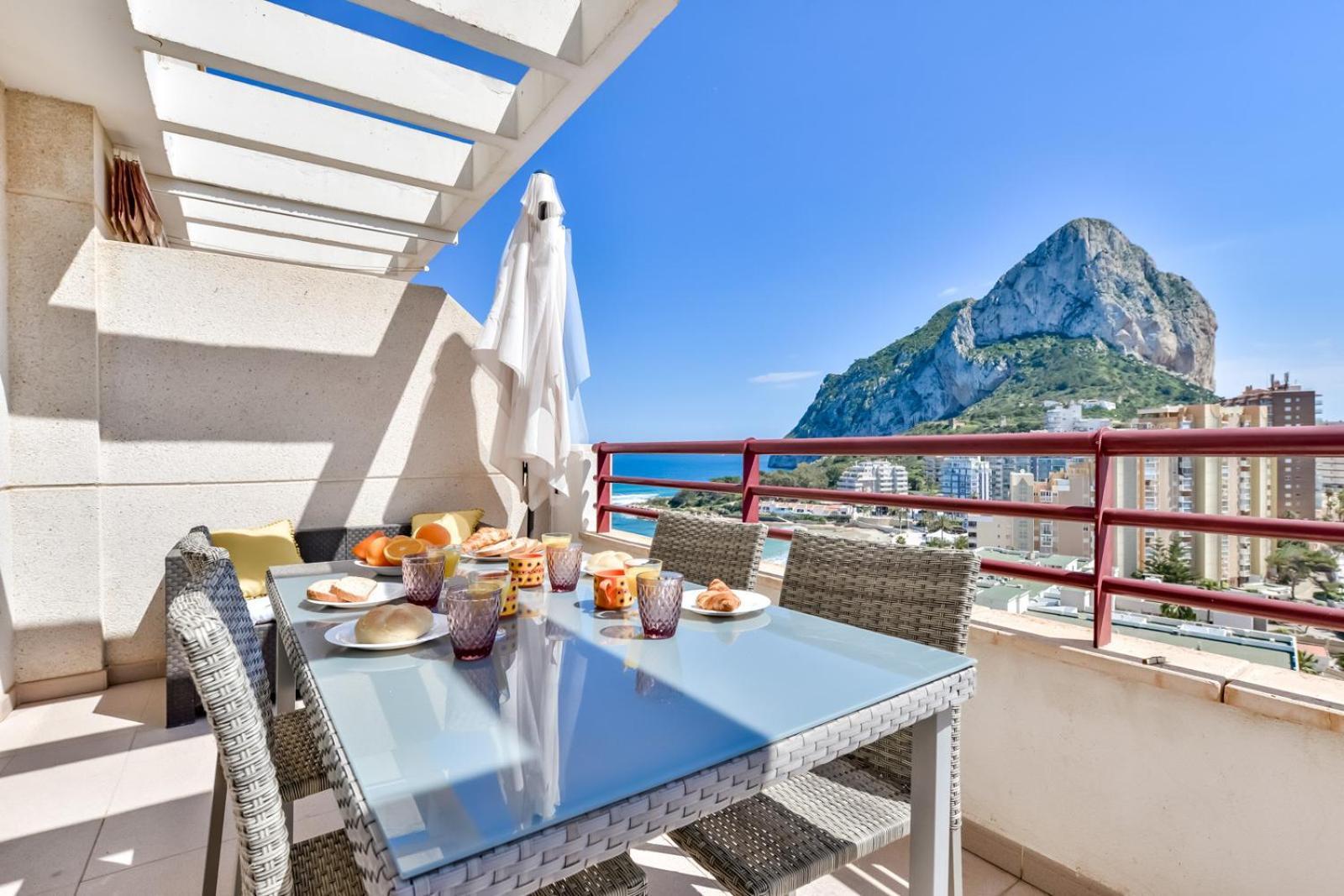 Apartamentos Zafiro Atico Calpe Buitenkant foto